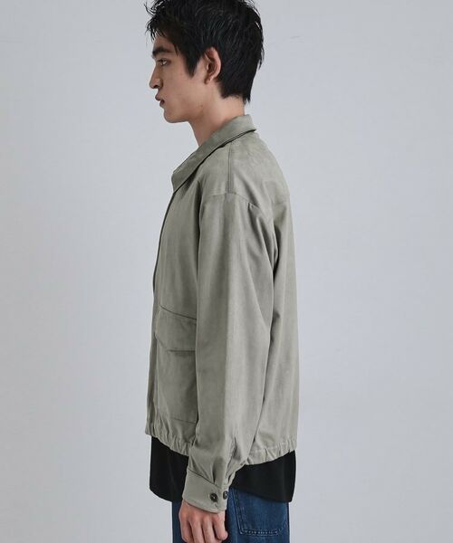 tk.TAKEO KIKUCHI / ティーケー タケオキクチ レザーブルゾン・ジャケット | フェイクスエードシャツアウター | 詳細30