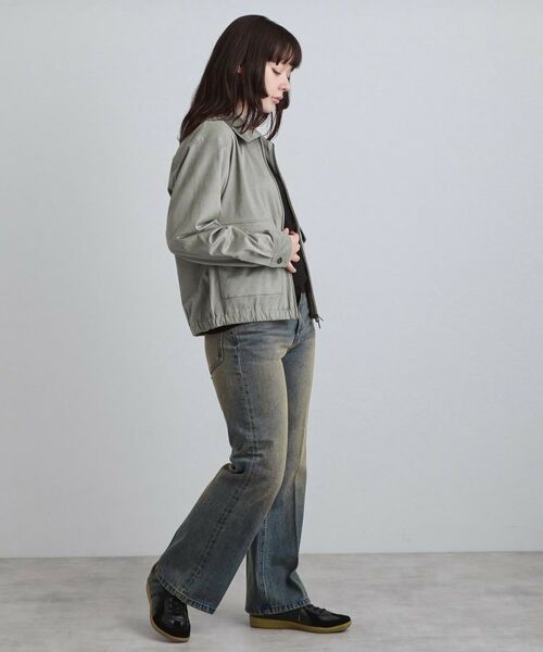 tk.TAKEO KIKUCHI / ティーケー タケオキクチ レザーブルゾン・ジャケット | フェイクスエードシャツアウター | 詳細8