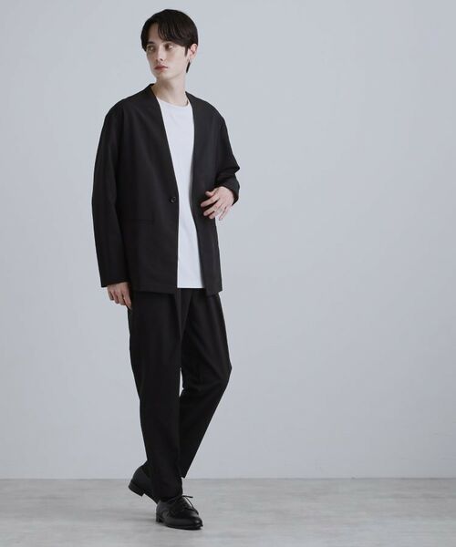 tk.TAKEO KIKUCHI / ティーケー タケオキクチ テーラードジャケット | 【2点セットジャケット＋パンツ】エアリードライノーカラージャケット＆スラックス | 詳細11