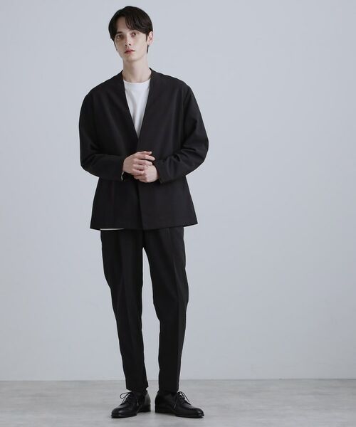tk.TAKEO KIKUCHI / ティーケー タケオキクチ テーラードジャケット | 【2点セットジャケット＋パンツ】エアリードライノーカラージャケット＆スラックス | 詳細12