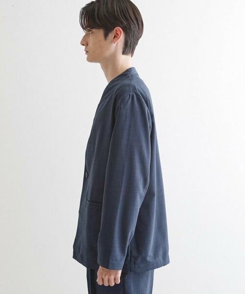 tk.TAKEO KIKUCHI / ティーケー タケオキクチ テーラードジャケット | 【2点セットジャケット＋パンツ】エアリードライノーカラージャケット＆スラックス | 詳細25