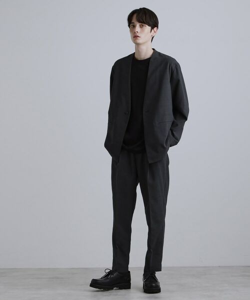 tk.TAKEO KIKUCHI / ティーケー タケオキクチ テーラードジャケット | 【2点セットジャケット＋パンツ】エアリードライノーカラージャケット＆スラックス | 詳細5