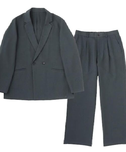 tk.TAKEO KIKUCHI / ティーケー タケオキクチ テーラードジャケット | 【上下セット】オーバーシルエットセットアップ | 詳細1