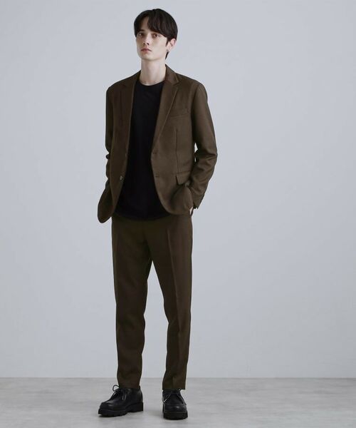 tk.TAKEO KIKUCHI / ティーケー タケオキクチ テーラードジャケット | 【洗える】ピンヘッドストレッチセットアップ | 詳細14
