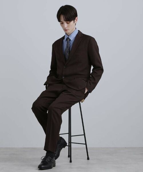 tk.TAKEO KIKUCHI / ティーケー タケオキクチ テーラードジャケット | 【洗える】ピンヘッドストレッチセットアップ | 詳細18