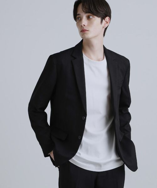 tk.TAKEO KIKUCHI / ティーケー タケオキクチ テーラードジャケット | 【洗える】ピンヘッドストレッチセットアップ | 詳細3