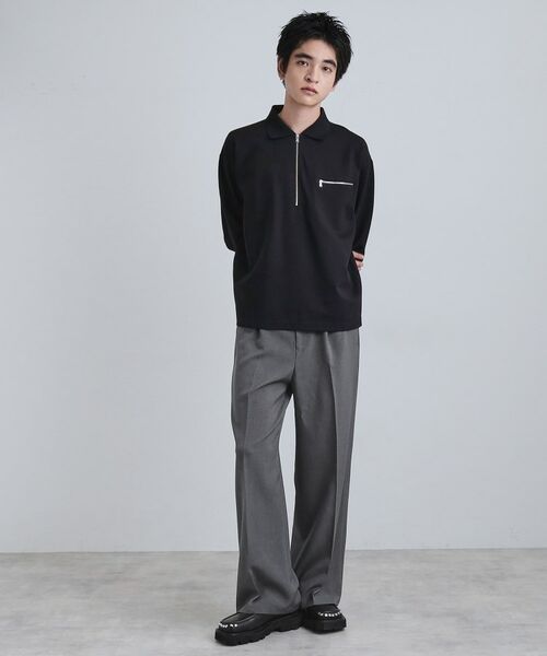 tk.TAKEO KIKUCHI / ティーケー タケオキクチ パンツ | ワイドストレートパンツ | 詳細4