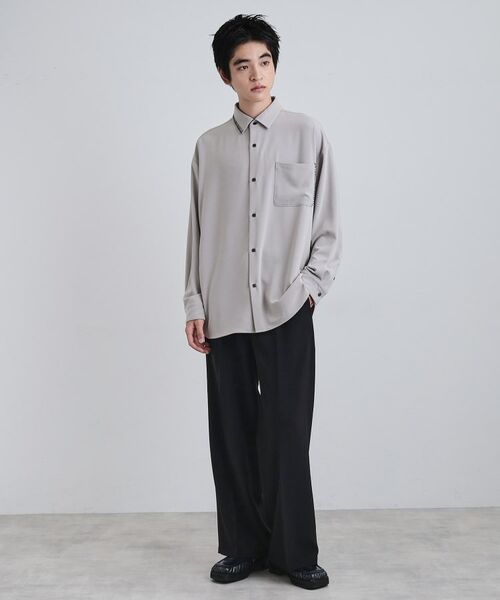 tk.TAKEO KIKUCHI / ティーケー タケオキクチ パンツ | ワイドストレートパンツ | 詳細7