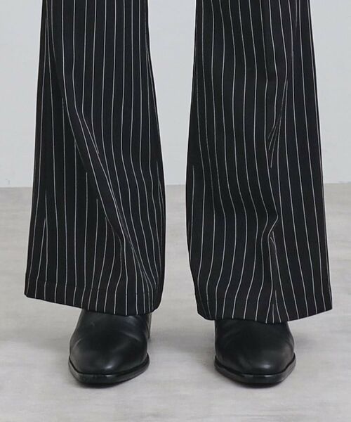 tk.TAKEO KIKUCHI / ティーケー タケオキクチ パンツ | ピンストライプフレアスラックス | 詳細22