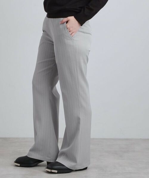 tk.TAKEO KIKUCHI / ティーケー タケオキクチ パンツ | ピンストライプフレアスラックス | 詳細5