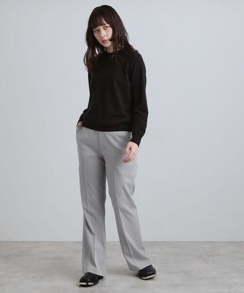 tk.TAKEO KIKUCHI / ティーケー タケオキクチ パンツ | ピンストライプフレアスラックス | 詳細6