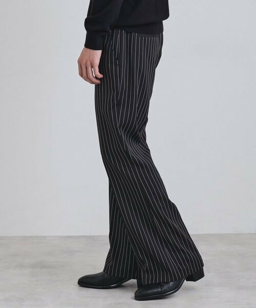 tk.TAKEO KIKUCHI / ティーケー タケオキクチ パンツ | ピンストライプフレアスラックス | 詳細8