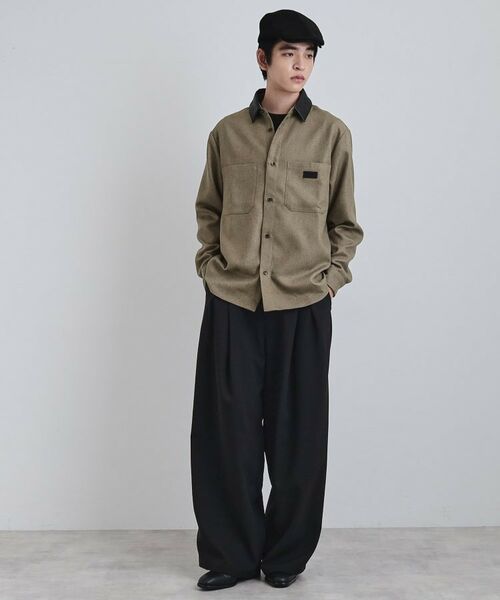 tk.TAKEO KIKUCHI / ティーケー タケオキクチ シャツ・ブラウス | ヘリンボーンワーカーシャツ | 詳細10