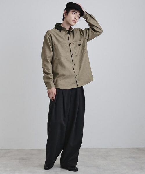 tk.TAKEO KIKUCHI / ティーケー タケオキクチ シャツ・ブラウス | ヘリンボーンワーカーシャツ | 詳細11