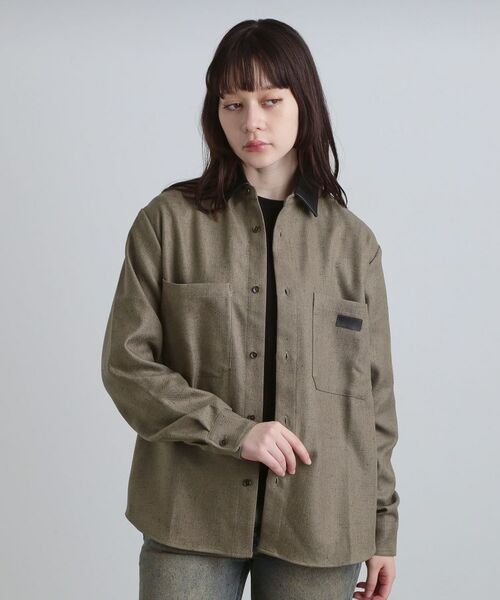 tk.TAKEO KIKUCHI / ティーケー タケオキクチ シャツ・ブラウス | ヘリンボーンワーカーシャツ | 詳細13