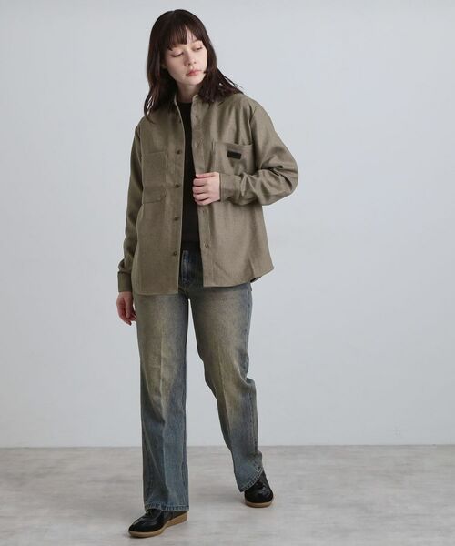 tk.TAKEO KIKUCHI / ティーケー タケオキクチ シャツ・ブラウス | ヘリンボーンワーカーシャツ | 詳細14