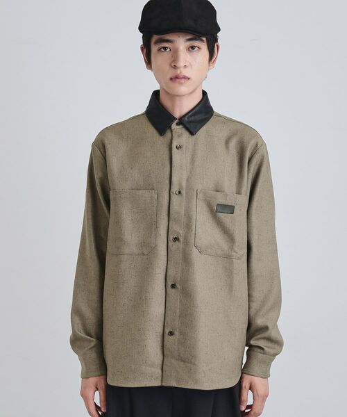 tk.TAKEO KIKUCHI / ティーケー タケオキクチ シャツ・ブラウス | ヘリンボーンワーカーシャツ | 詳細16