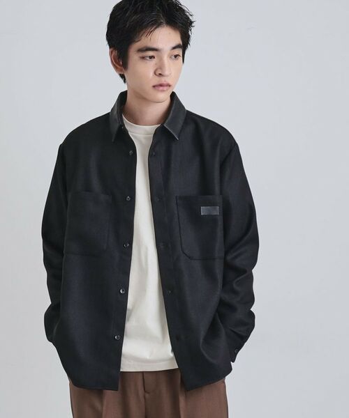 tk.TAKEO KIKUCHI / ティーケー タケオキクチ シャツ・ブラウス | ヘリンボーンワーカーシャツ | 詳細2