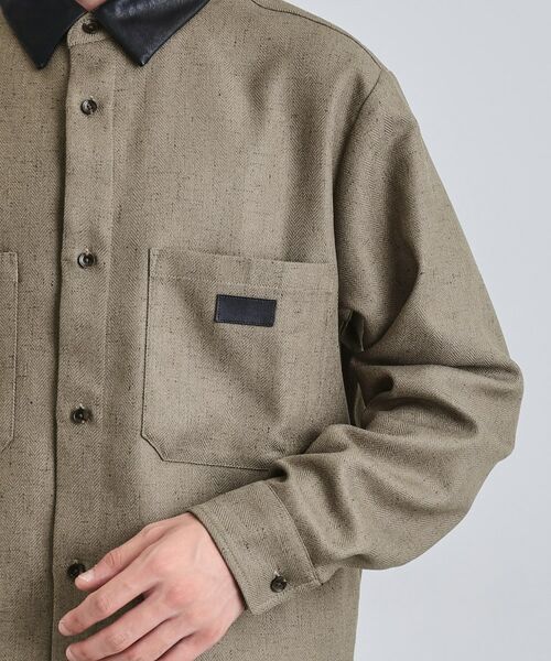 tk.TAKEO KIKUCHI / ティーケー タケオキクチ シャツ・ブラウス | ヘリンボーンワーカーシャツ | 詳細20