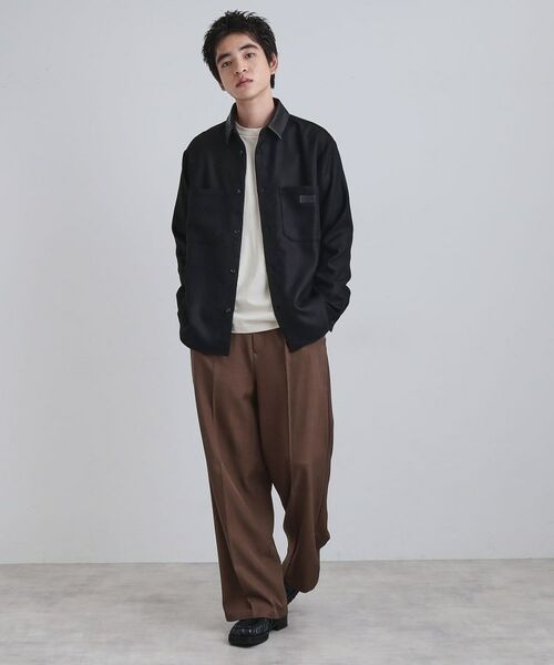 tk.TAKEO KIKUCHI / ティーケー タケオキクチ シャツ・ブラウス | ヘリンボーンワーカーシャツ | 詳細3