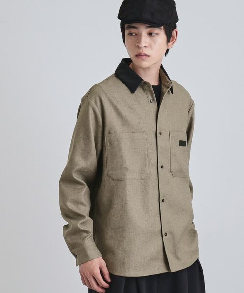 tk.TAKEO KIKUCHI / ティーケー タケオキクチ シャツ・ブラウス | ヘリンボーンワーカーシャツ | 詳細9