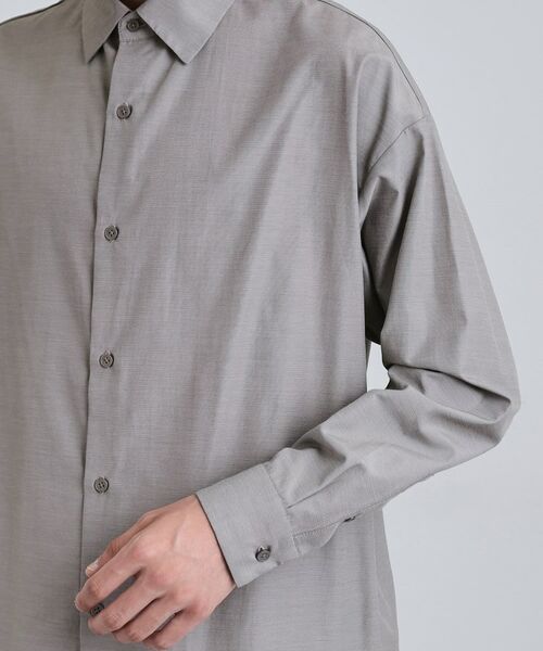 tk.TAKEO KIKUCHI / ティーケー タケオキクチ シャツ・ブラウス | 【ネクタイ付き】グランパシャツ | 詳細14