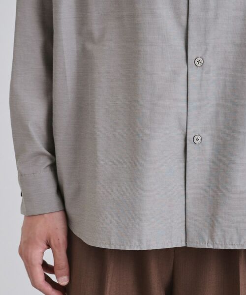 tk.TAKEO KIKUCHI / ティーケー タケオキクチ シャツ・ブラウス | 【ネクタイ付き】グランパシャツ | 詳細15