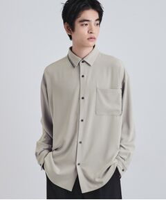 tk.TAKEO KIKUCHI / ティーケー タケオキクチ シャツ・ブラウス | なめらかスエードタッチステッチシャツ