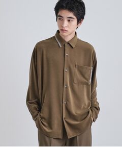 tk.TAKEO KIKUCHI / ティーケー タケオキクチ シャツ・ブラウス | なめらかスエードタッチステッチシャツ