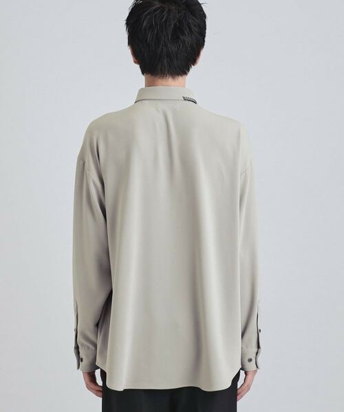 tk.TAKEO KIKUCHI / ティーケー タケオキクチ シャツ・ブラウス | なめらかスエードタッチステッチシャツ | 詳細16