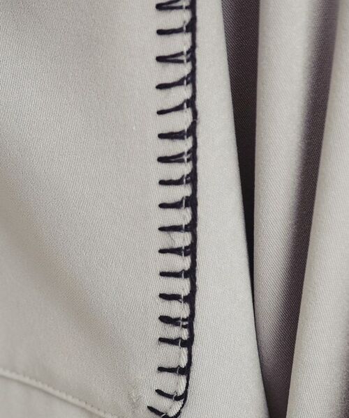 tk.TAKEO KIKUCHI / ティーケー タケオキクチ シャツ・ブラウス | なめらかスエードタッチステッチシャツ | 詳細5