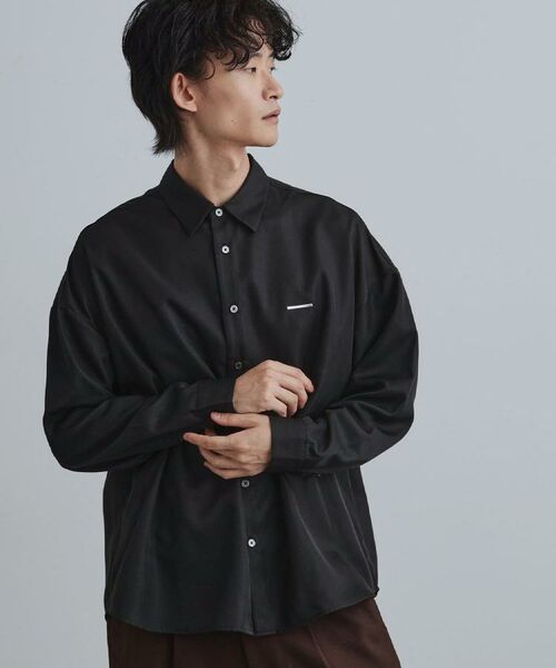 tk.TAKEO KIKUCHI / ティーケー タケオキクチ シャツ・ブラウス | 【選べる7色】オーバーとろみシャツ | 詳細11