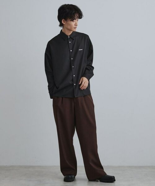 tk.TAKEO KIKUCHI / ティーケー タケオキクチ シャツ・ブラウス | 【選べる7色】オーバーとろみシャツ | 詳細13