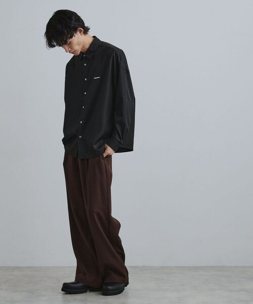 tk.TAKEO KIKUCHI / ティーケー タケオキクチ シャツ・ブラウス | 【選べる7色】オーバーとろみシャツ | 詳細14