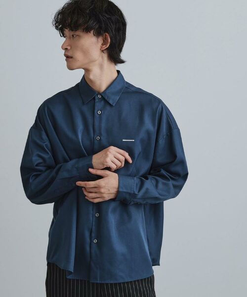 tk.TAKEO KIKUCHI / ティーケー タケオキクチ シャツ・ブラウス | 【選べる7色】オーバーとろみシャツ | 詳細16