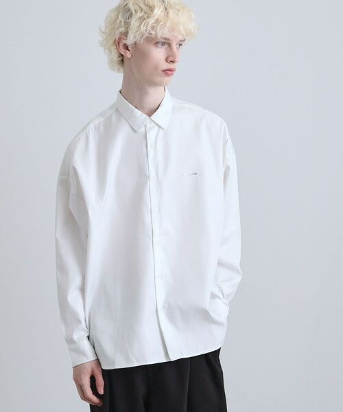 tk.TAKEO KIKUCHI / ティーケー タケオキクチ シャツ・ブラウス | 【選べる7色】オーバーとろみシャツ | 詳細2