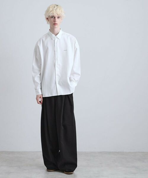 tk.TAKEO KIKUCHI / ティーケー タケオキクチ シャツ・ブラウス | 【選べる7色】オーバーとろみシャツ | 詳細4