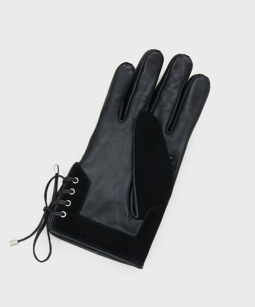 tk.TAKEO KIKUCHI / ティーケー タケオキクチ 手袋 | 【本革／ギフトにおススメ】レースアップグローブ | 詳細2