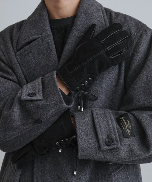 tk.TAKEO KIKUCHI / ティーケー タケオキクチ 手袋 | 【本革／ギフトにおススメ】レースアップグローブ | 詳細5