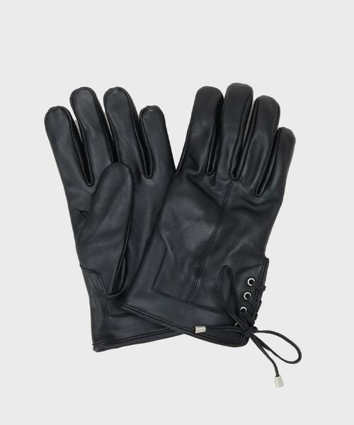 tk.TAKEO KIKUCHI / ティーケー タケオキクチ 手袋 | 【本革／ギフトにおススメ】レースアップグローブ | 詳細6