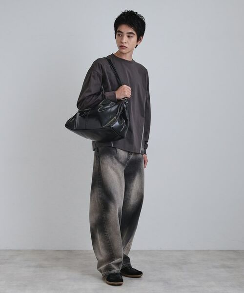 tk.TAKEO KIKUCHI / ティーケー タケオキクチ ボストンバッグ | デフォーメッドボストンBAG | 詳細14