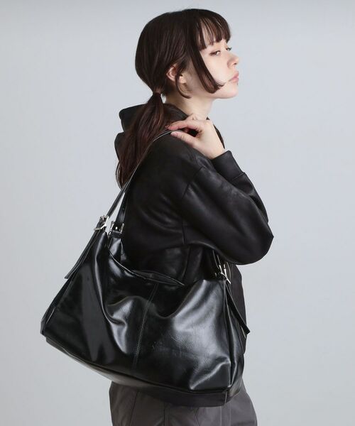 tk.TAKEO KIKUCHI / ティーケー タケオキクチ ボストンバッグ | デフォーメッドボストンBAG | 詳細15