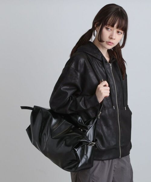 tk.TAKEO KIKUCHI / ティーケー タケオキクチ ボストンバッグ | デフォーメッドボストンBAG | 詳細16