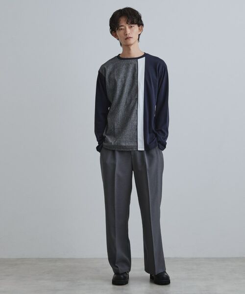 tk.TAKEO KIKUCHI / ティーケー タケオキクチ カットソー | 切替グレンチェックカットソー | 詳細10