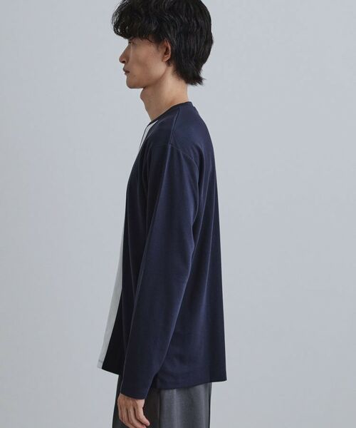 tk.TAKEO KIKUCHI / ティーケー タケオキクチ カットソー | 切替グレンチェックカットソー | 詳細14