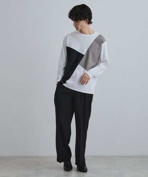 tk.TAKEO KIKUCHI / ティーケー タケオキクチ カットソー | ブロックシャドー切替カットソー | 詳細11