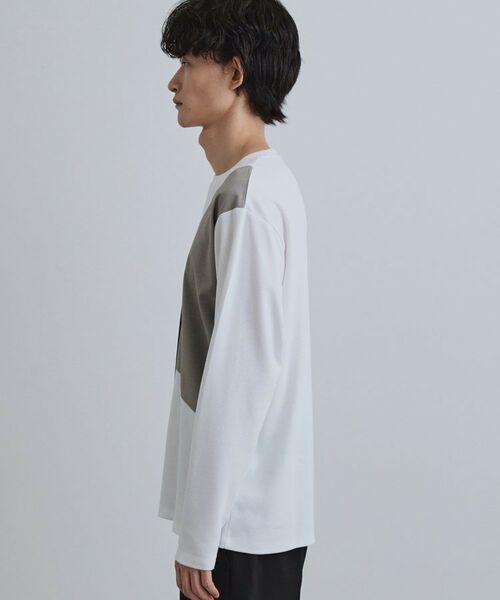 tk.TAKEO KIKUCHI / ティーケー タケオキクチ カットソー | ブロックシャドー切替カットソー | 詳細14