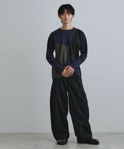 tk.TAKEO KIKUCHI / ティーケー タケオキクチ カットソー | ブロックシャドー切替カットソー | 詳細2