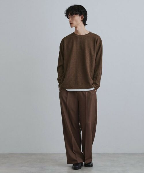 tk.TAKEO KIKUCHI / ティーケー タケオキクチ カットソー | ニットライクジャカードカットソー | 詳細10