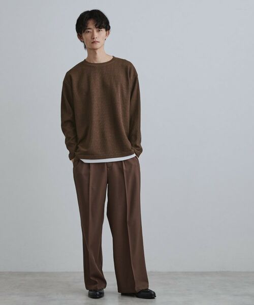 tk.TAKEO KIKUCHI / ティーケー タケオキクチ カットソー | ニットライクジャカードカットソー | 詳細11